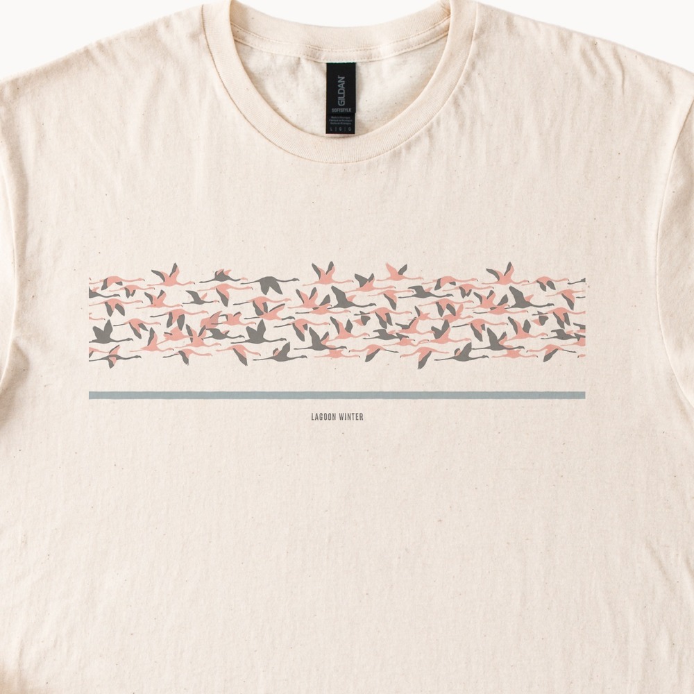 Modern Bird Graphic Boho Nature Tee